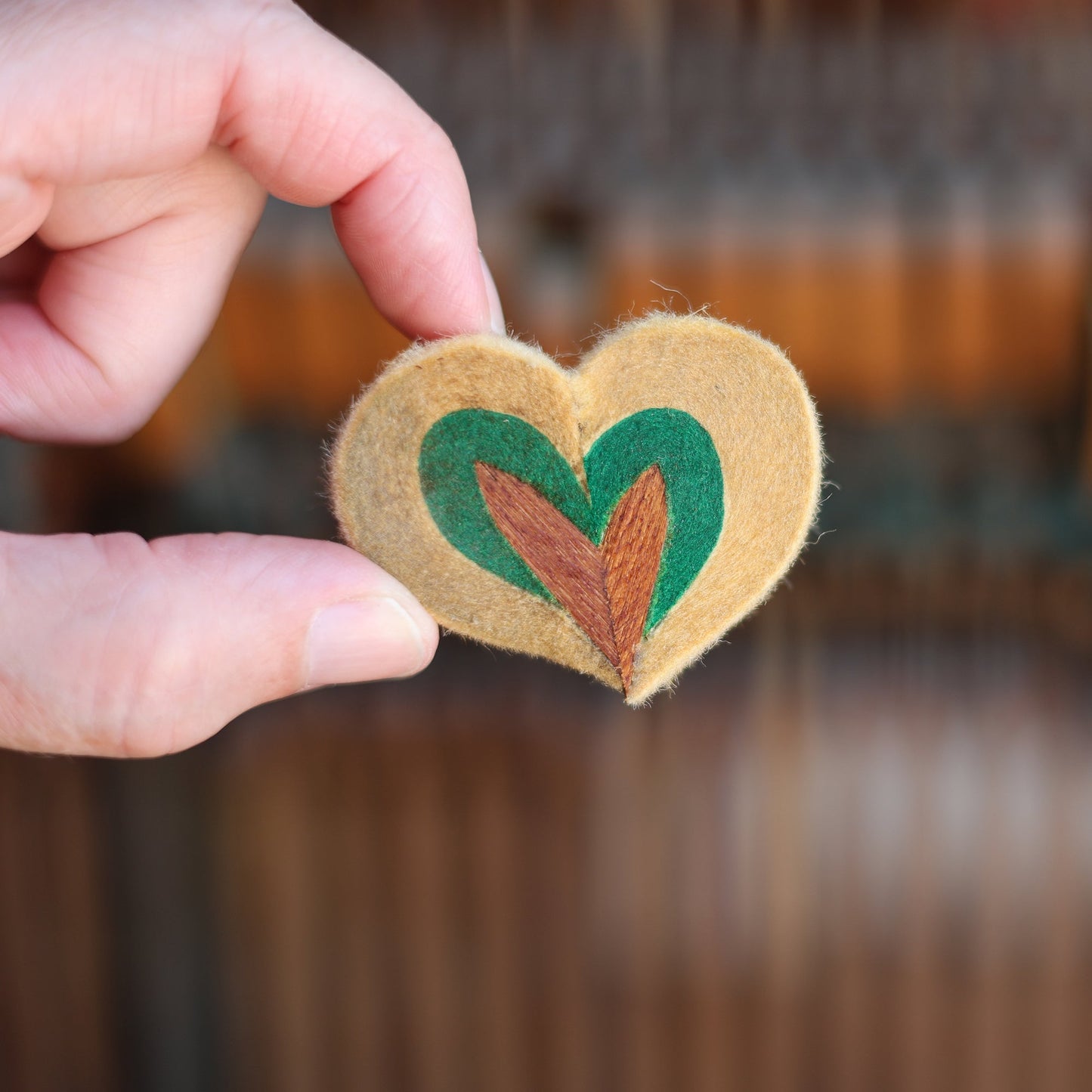 Reclaimed Piano Hammer Hearts