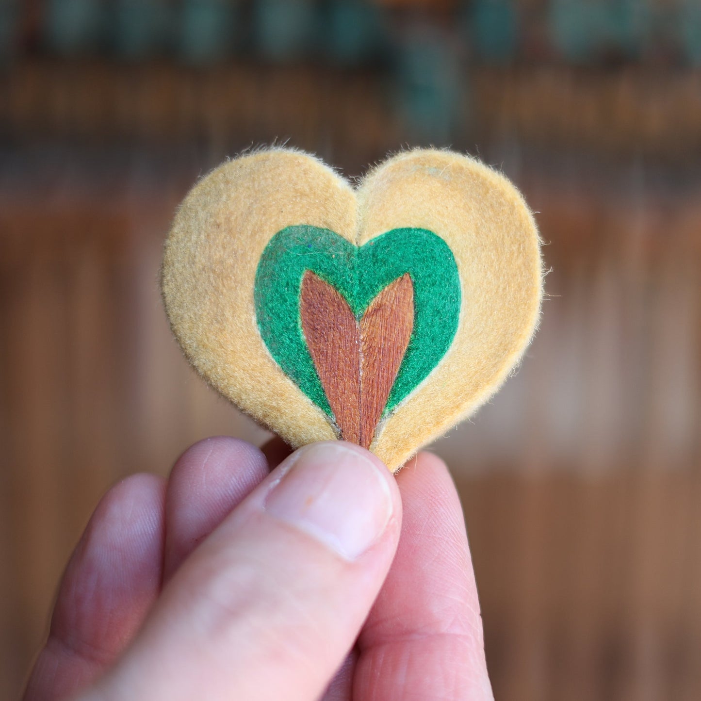 Reclaimed Piano Hammer Hearts