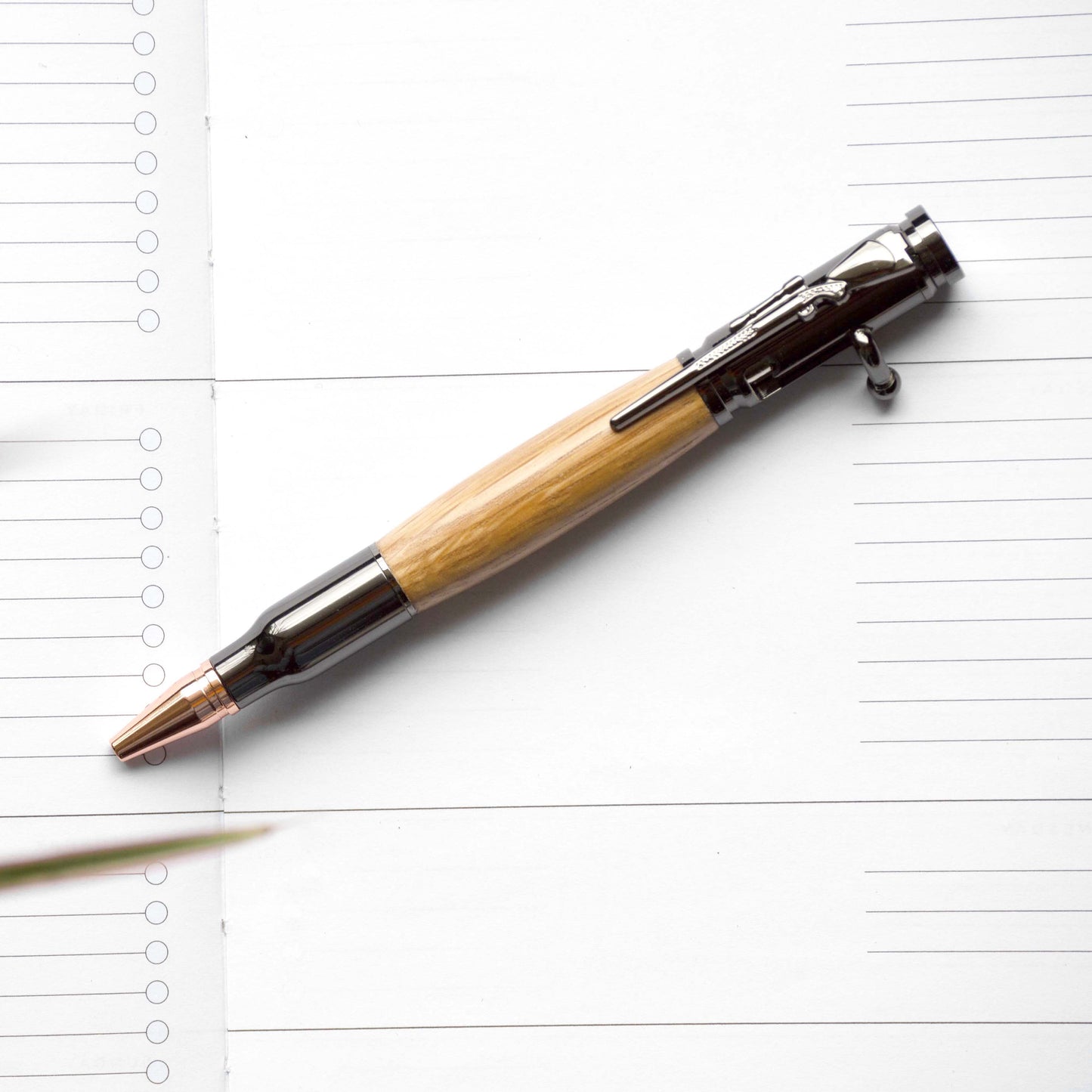 Bolt Action Wooden Pen