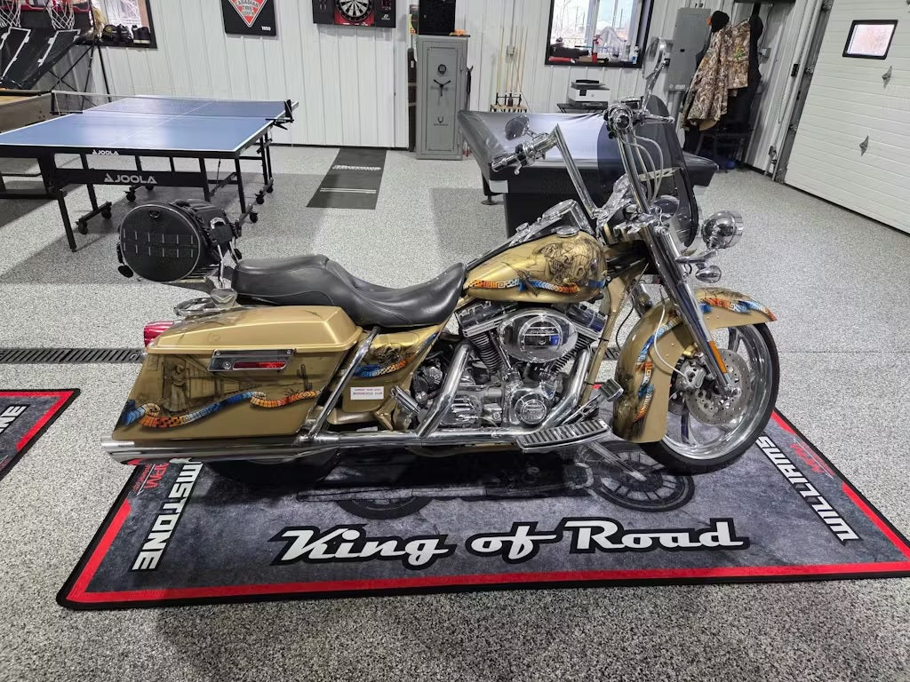 MPM Motorcycle Mat for Cruiser Motorcycle "King of Road" - MM7268