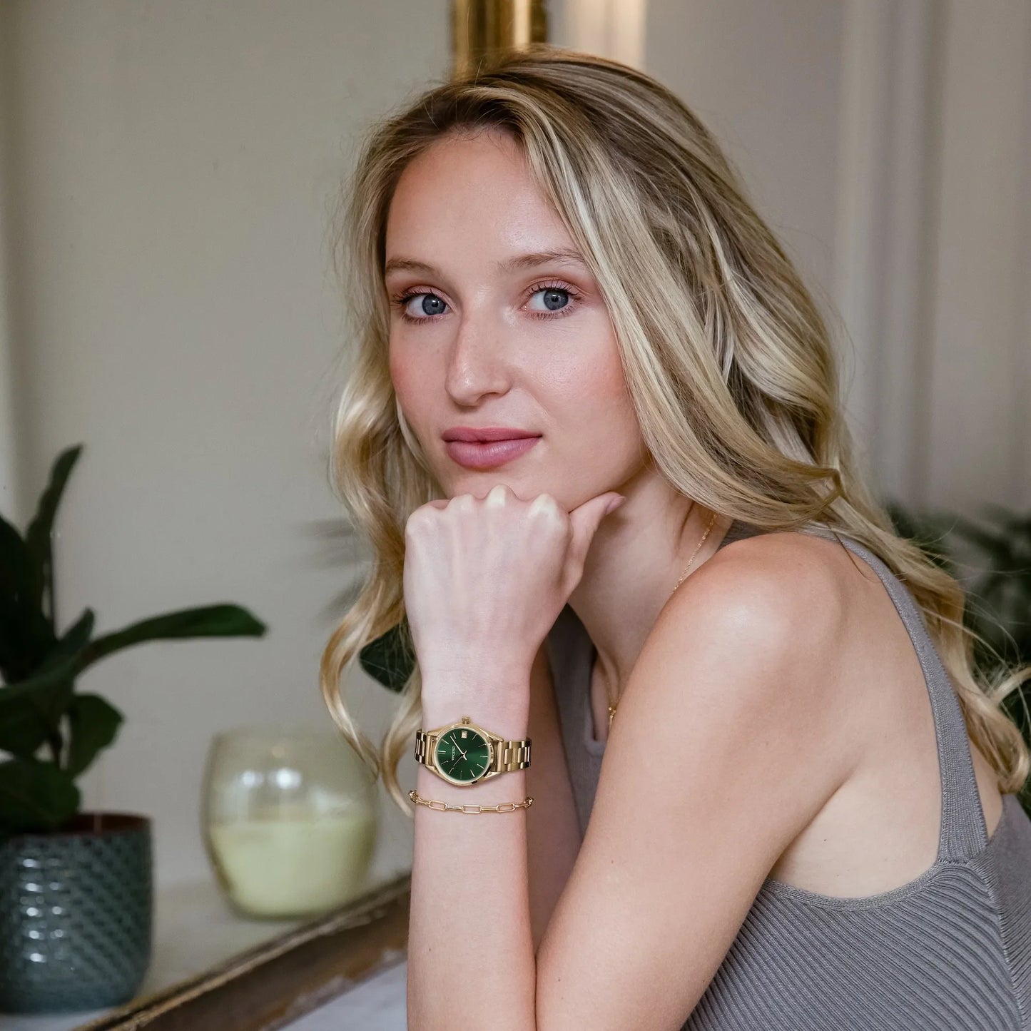 The Harper - Gold + Green