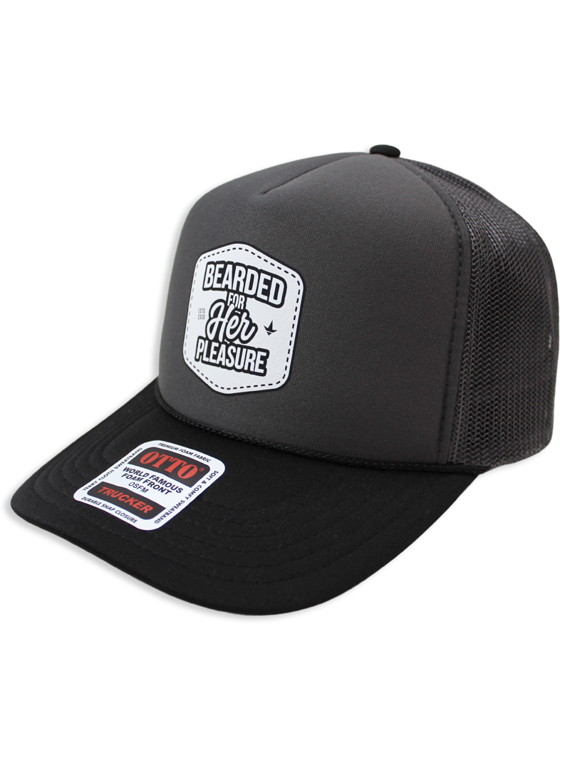 Bearded For Her Pleasure Trucker Hat