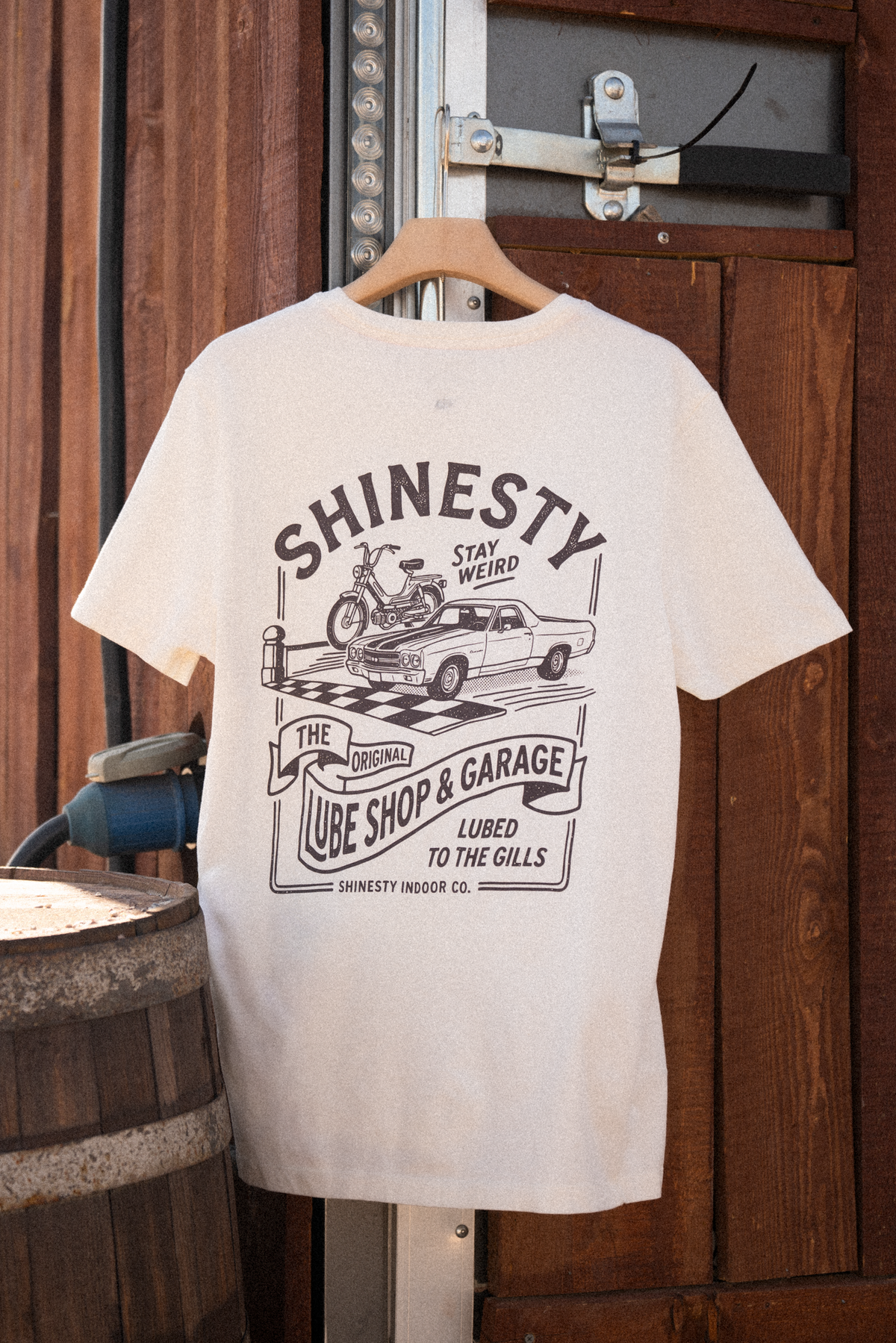 The Lube Shop | Shinesty Car Garage Everyman™ T Shirt
