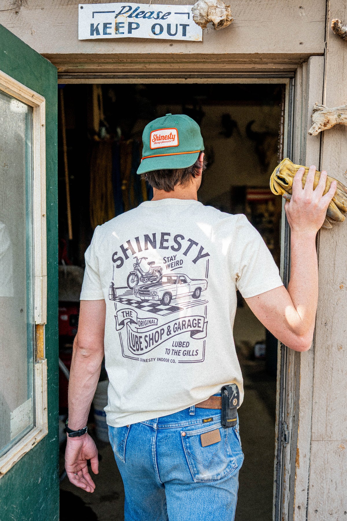 The Lube Shop | Shinesty Car Garage Everyman™ T Shirt