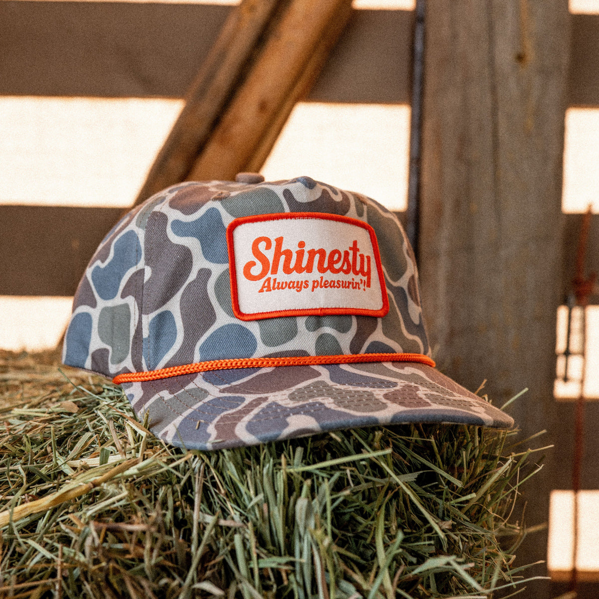 The Always Pleasurin' - Camo | Shinesty Camo 5 Panel Canvas Hat
