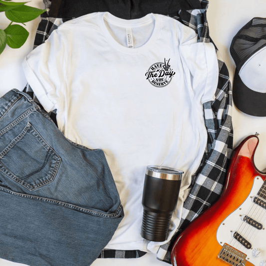 Have the Day You Deserve | Pocket Logo T-Shirt