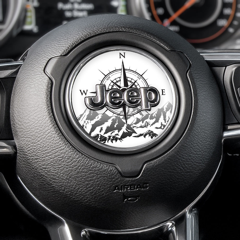 Head North Steering Wheel Decal