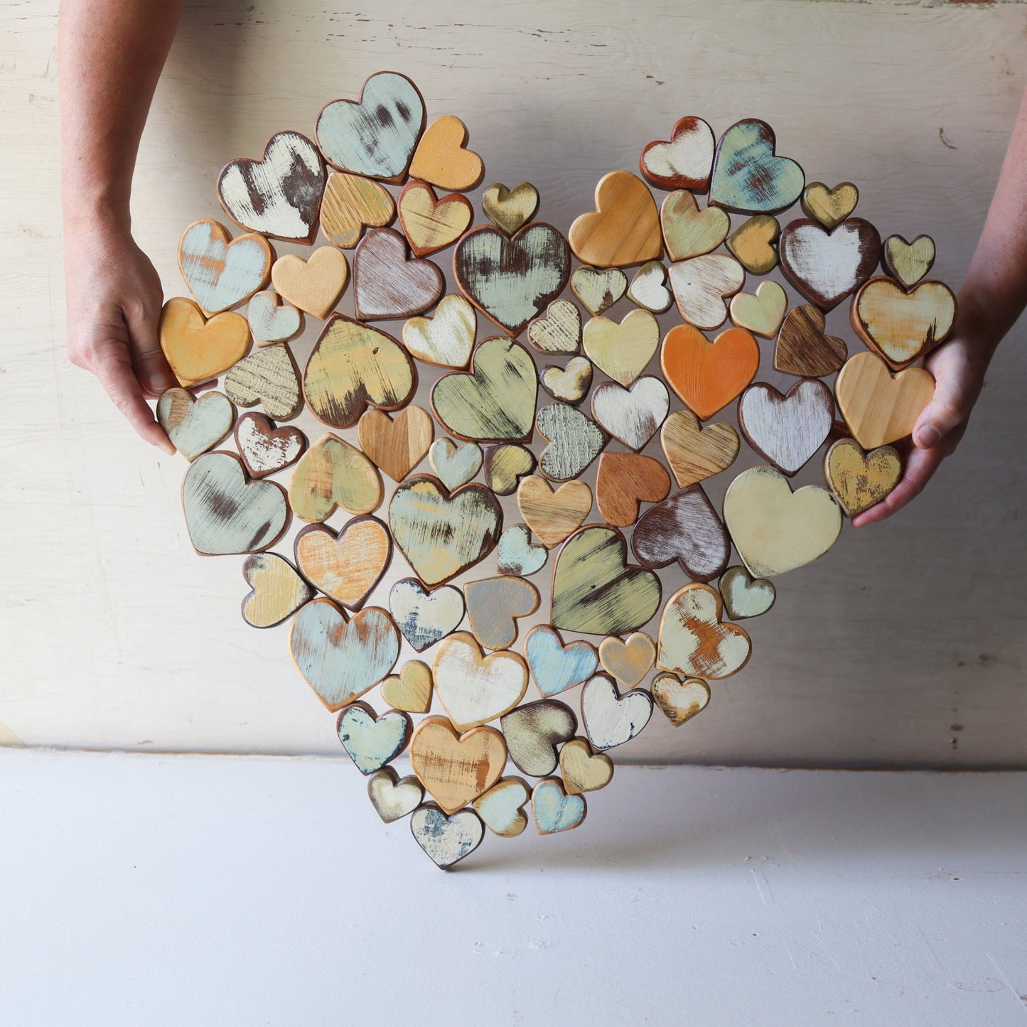 Heart of Hearts Wood Art