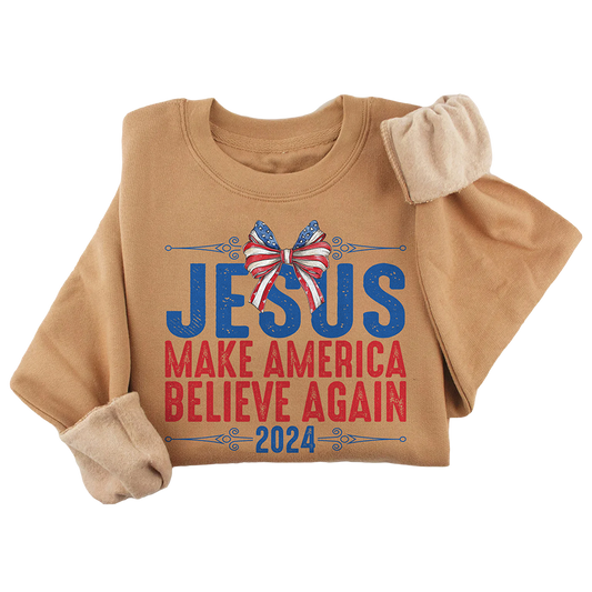 Make America Believe Again Crewneck - 3084