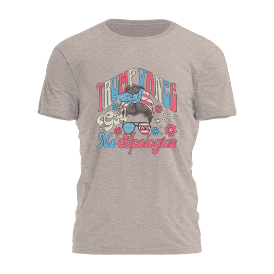 Trump Vance Girl - No Apologies Tee - 2851