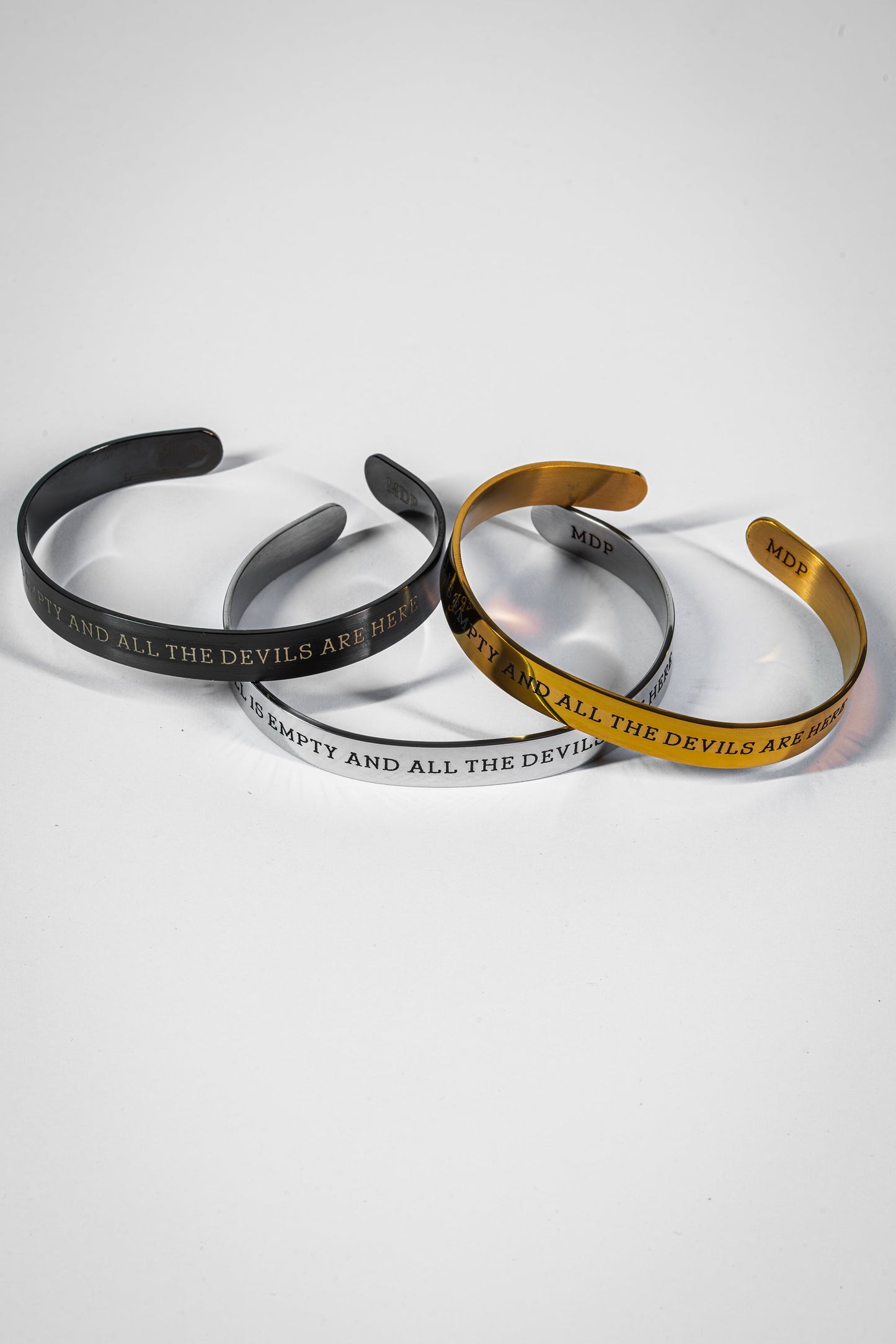 Hell is Empty Stainless Steel Cuff