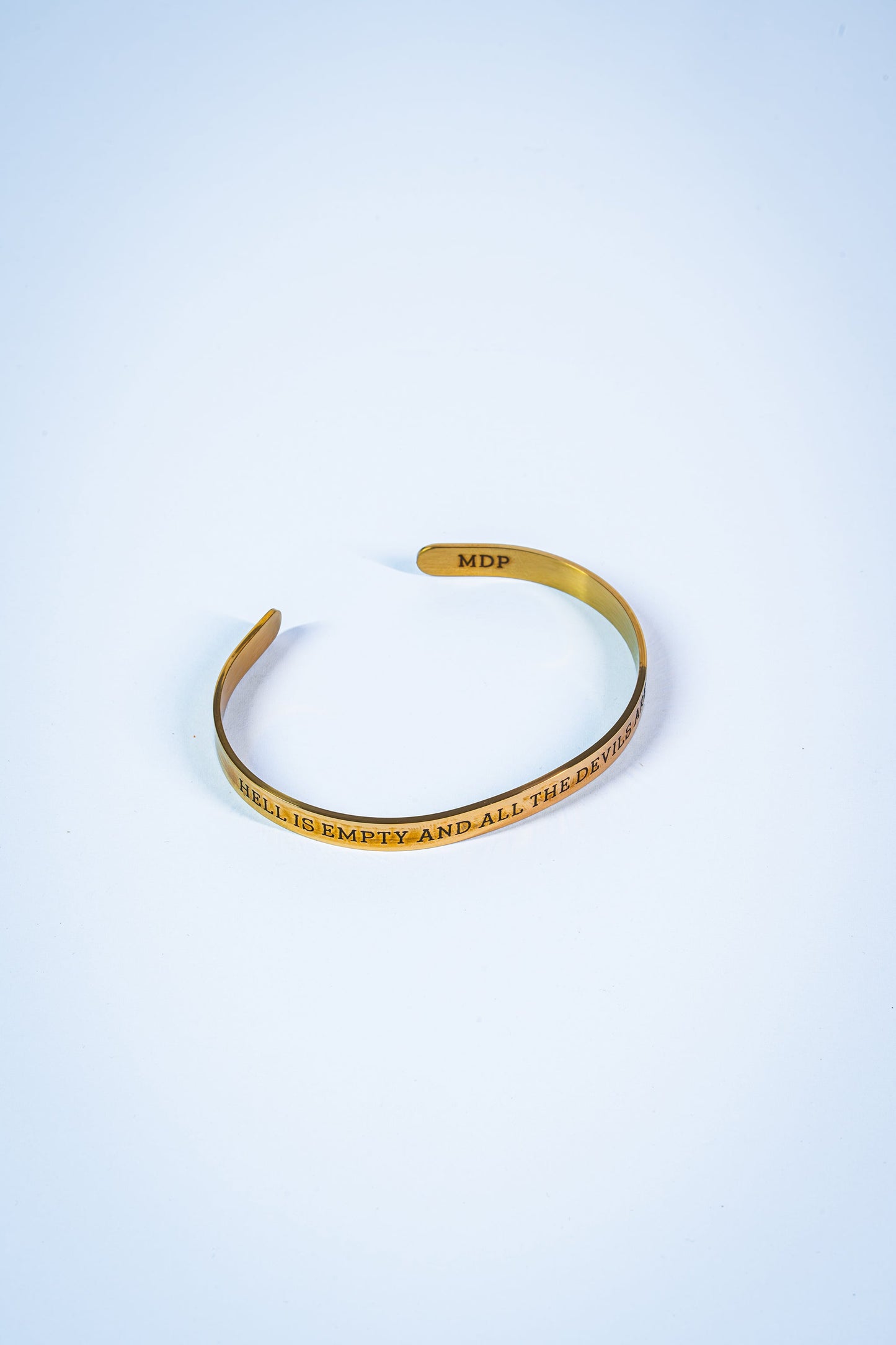 Hell is Empty Stainless Steel Cuff