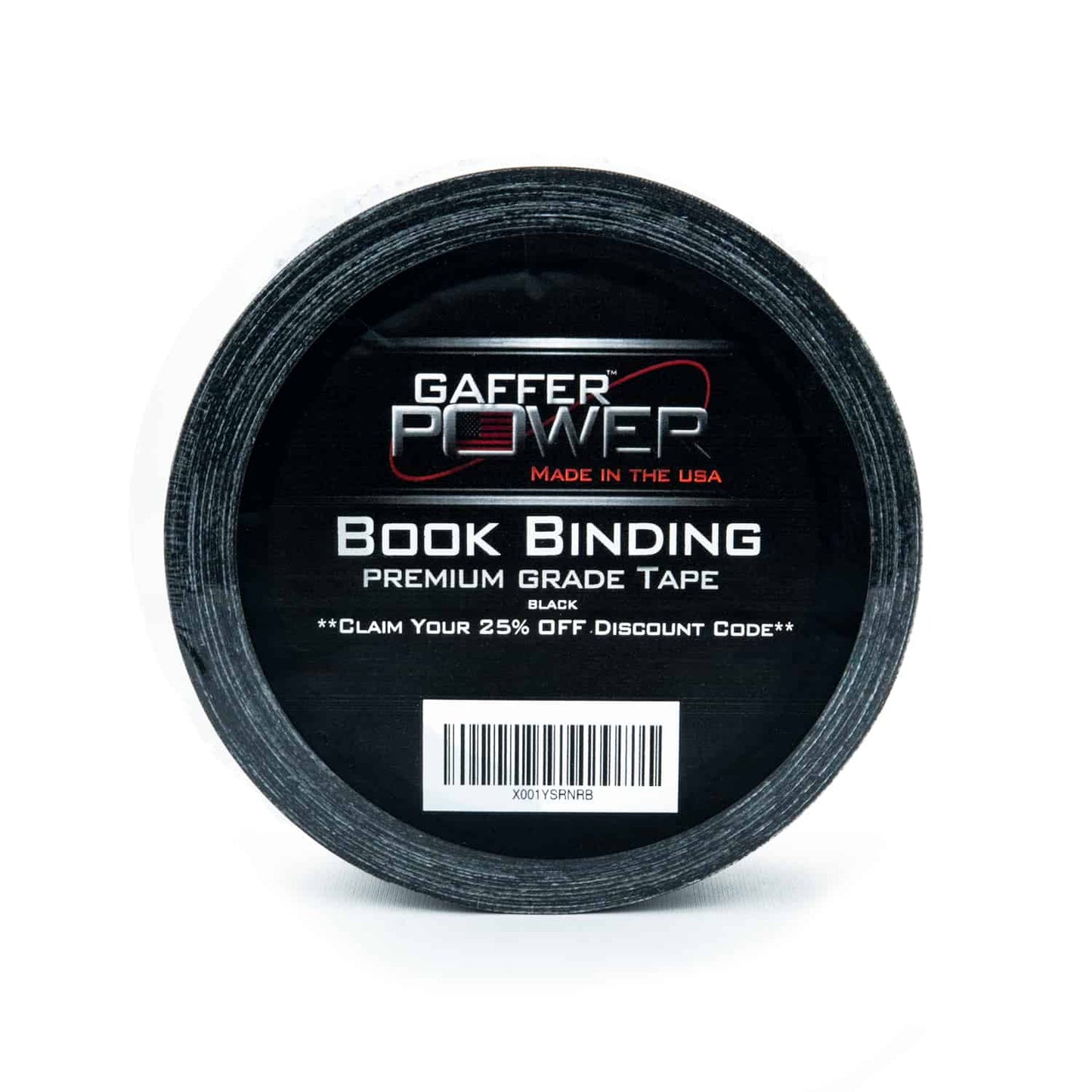 Book Binding Tape Black 2 in X 15 Yds