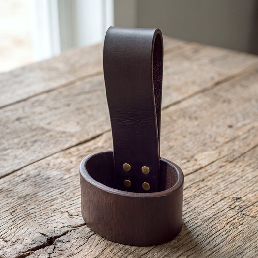 Leather Axe Holster – Handmade Belt Sheath