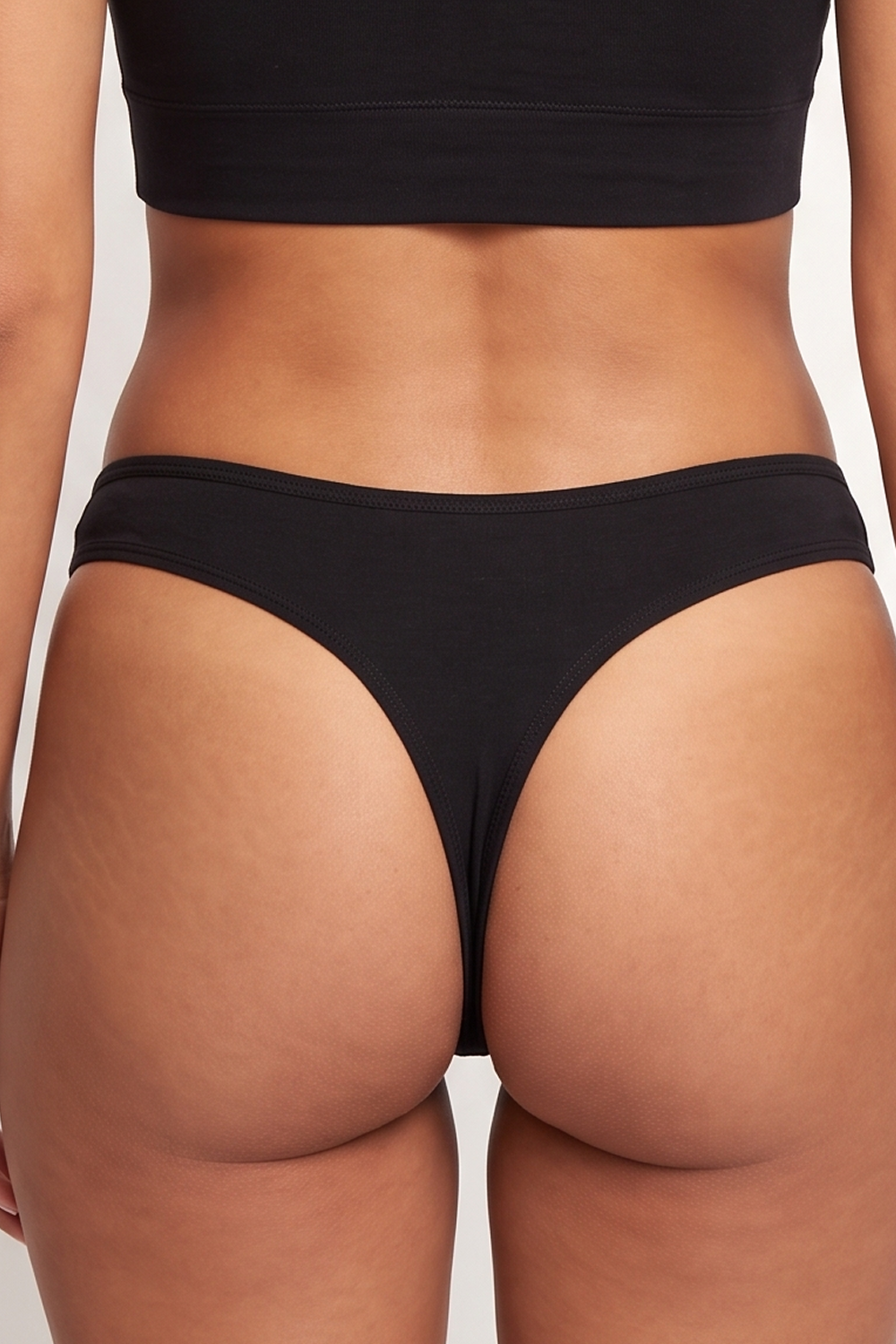 The Hex Appeal | Black Cat MicroModal Thong