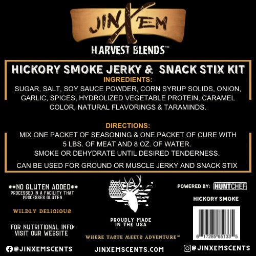 Hickory Smoke Jerky Seasoning & Snack Stix Kit