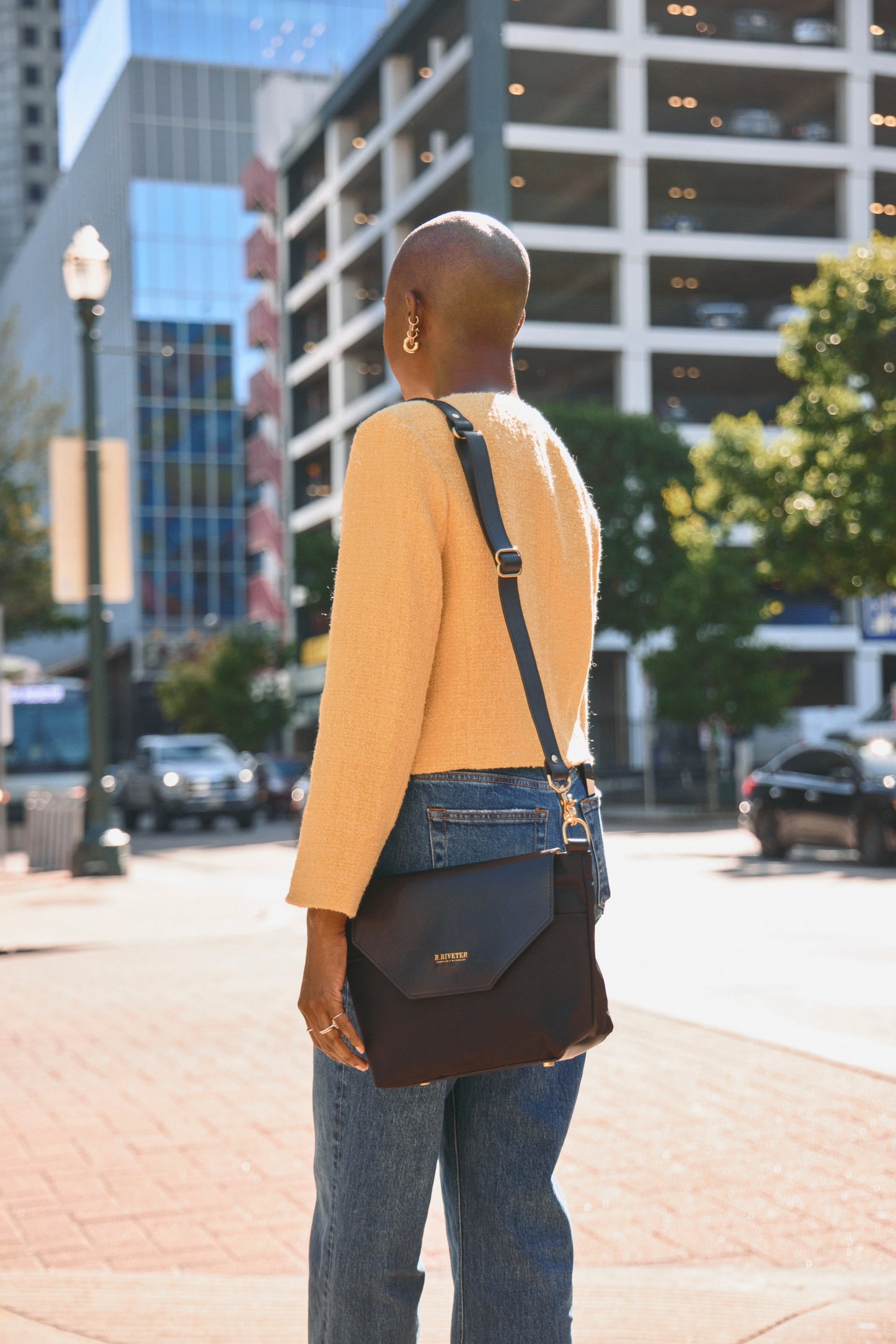 Hobby | Black Nylon + Black Leather