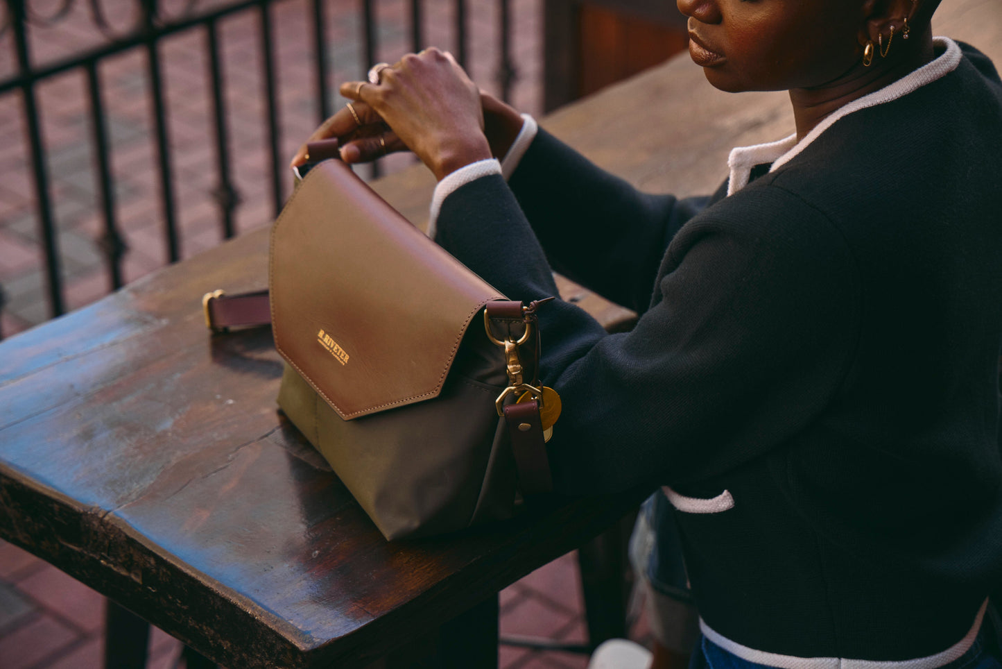 Hobby | Fatigue Nylon + Brown Leather