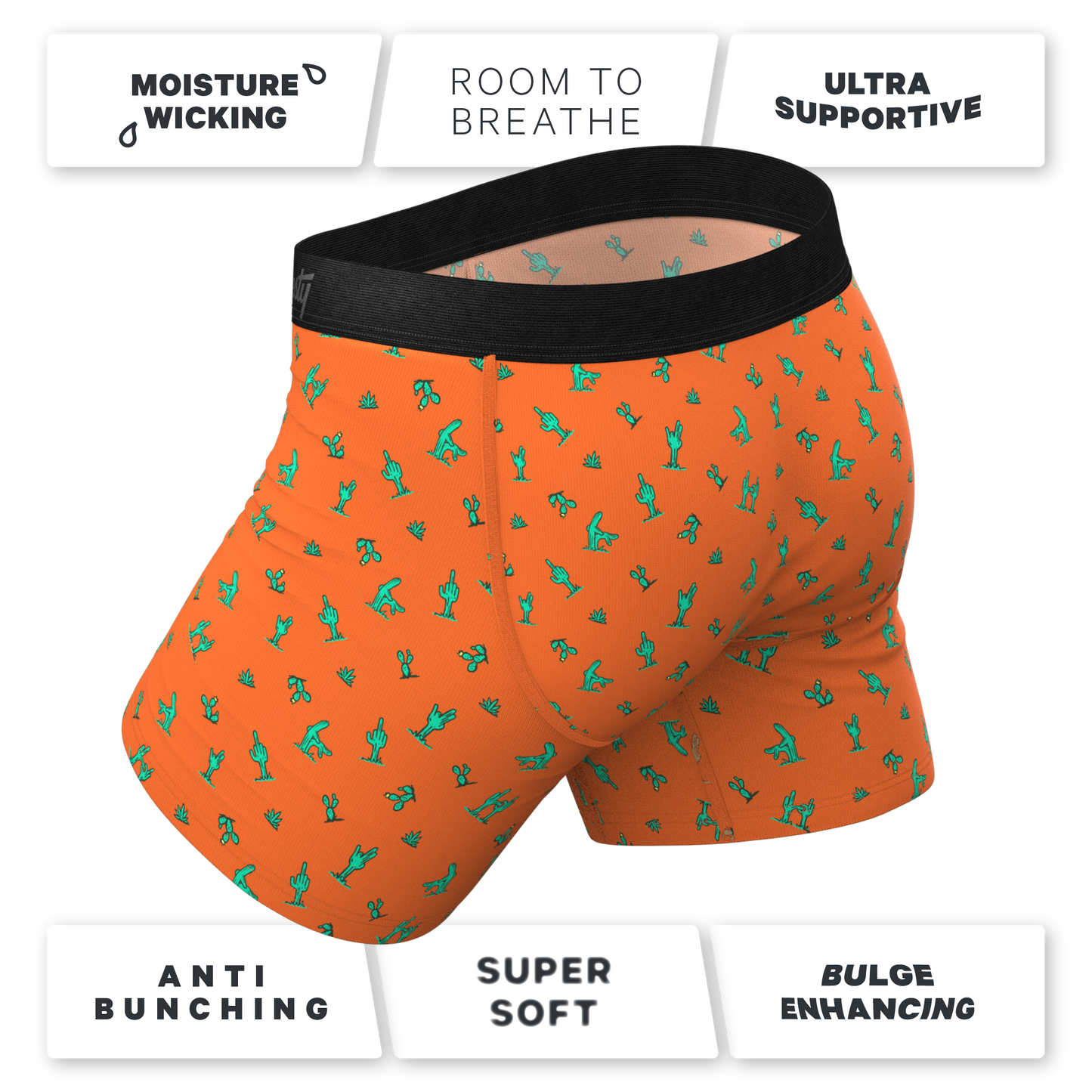 The Hokey Pokey | Cactus Ball Hammock® Pouch Underwear With Fly