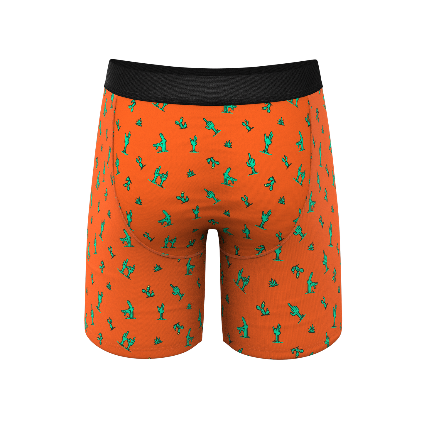 The Hokey Pokey | Cactus Long Leg Ball Hammock® Pouch Underwear With Fly