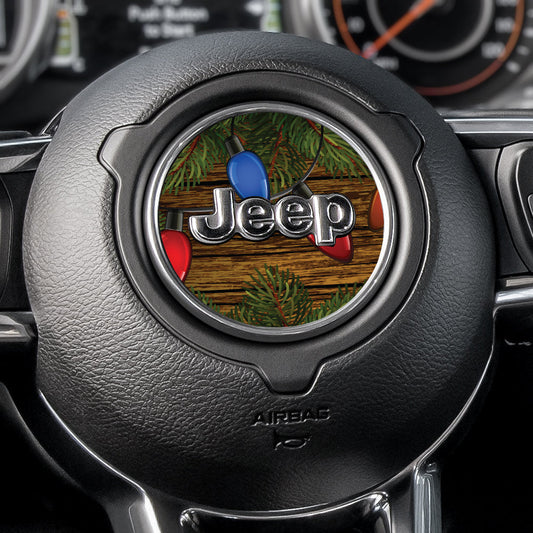 Holiday Lights Steering Wheel Decal