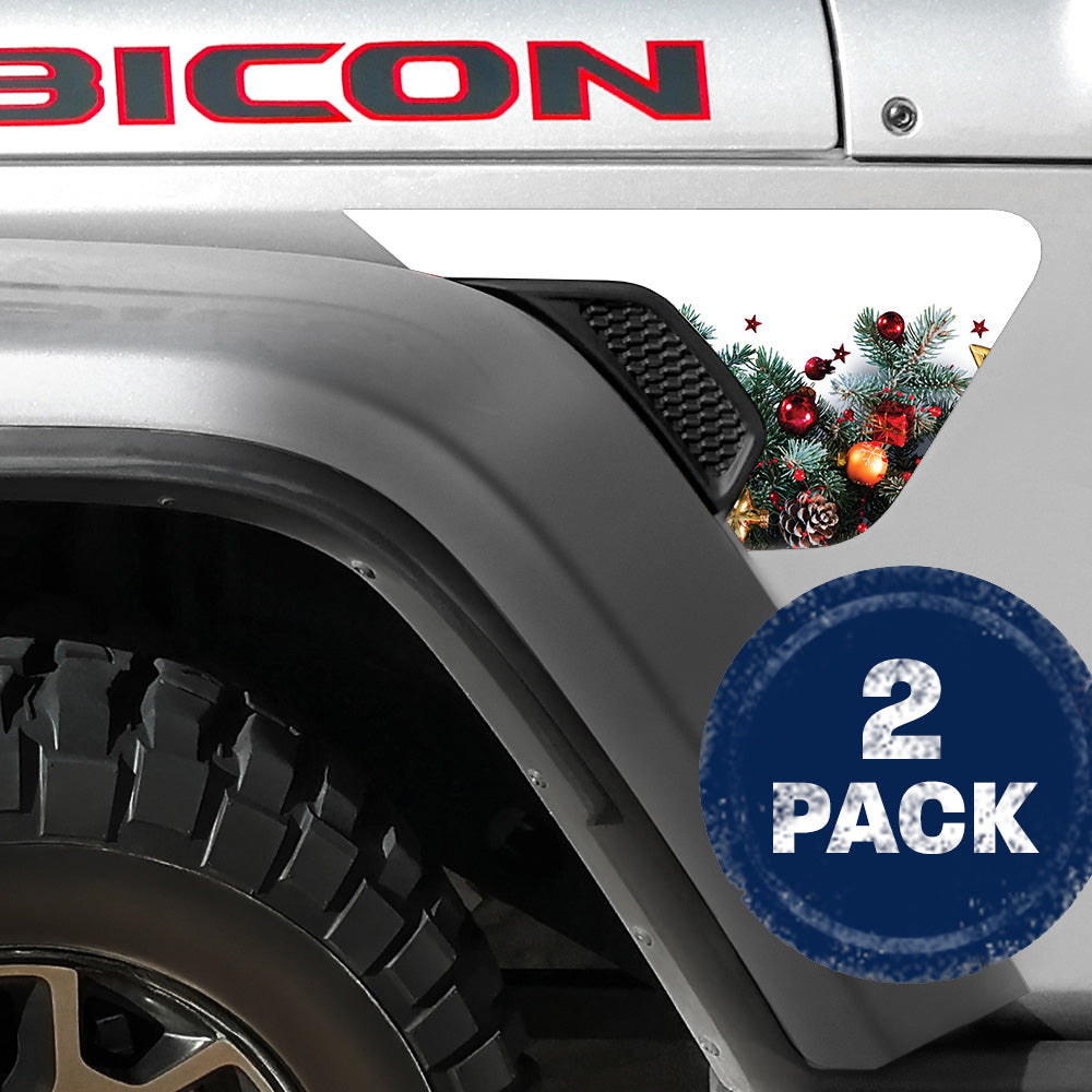 Holiday Star 2pc Vinyl Fender Decal