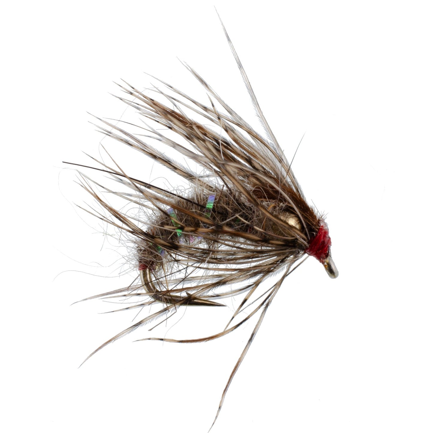 Hares Ear Holy Grail Caddis Pupa Emerger 12 Flies Hook Size 16