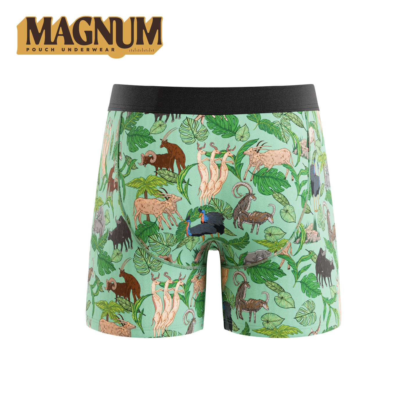 The Hornography | Tropical Animals Ball Hammock® Magnum Big Pouch Underwear