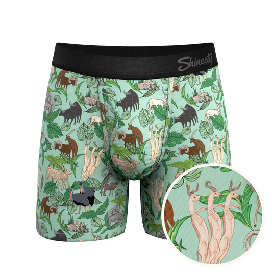 The Hornography | Tropical Animals Ball Hammock® Magnum Big Pouch Underwear