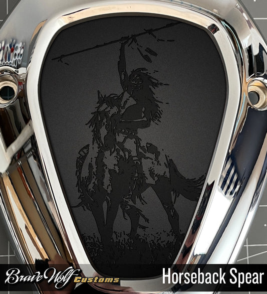 Powerplus V-Cover Decal - Horseback Spear