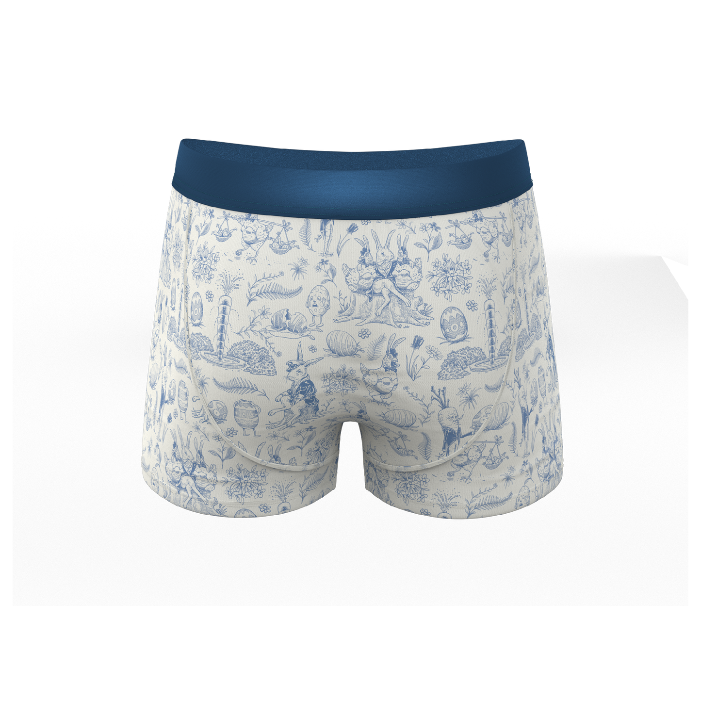 The Hot Cottontail | Easter Toile Ball Hammock® Pouch Trunks Underwear