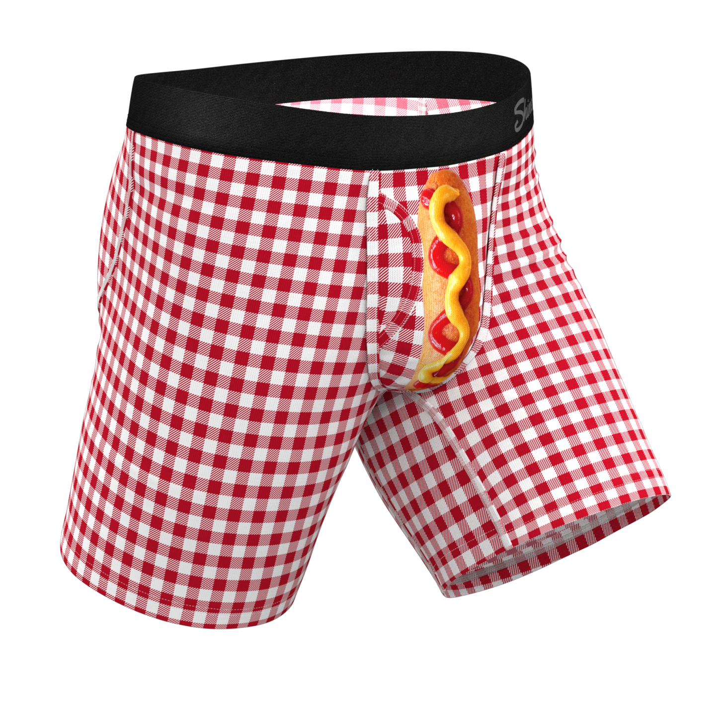 The Hot Diggity | Corn Dog Long Leg Ball Hammock® Pouch Underwear With Fly
