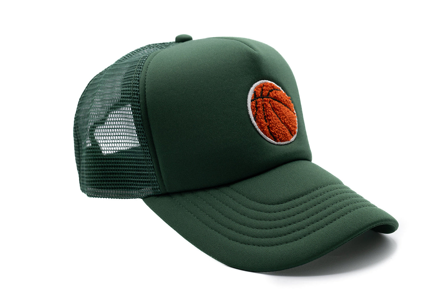 Basketball Patch Trucker Hat