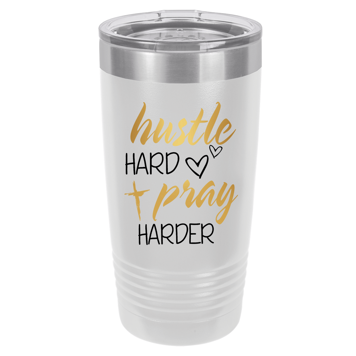 Hustle Hard Pray Harder | Polar Camel Tumbler