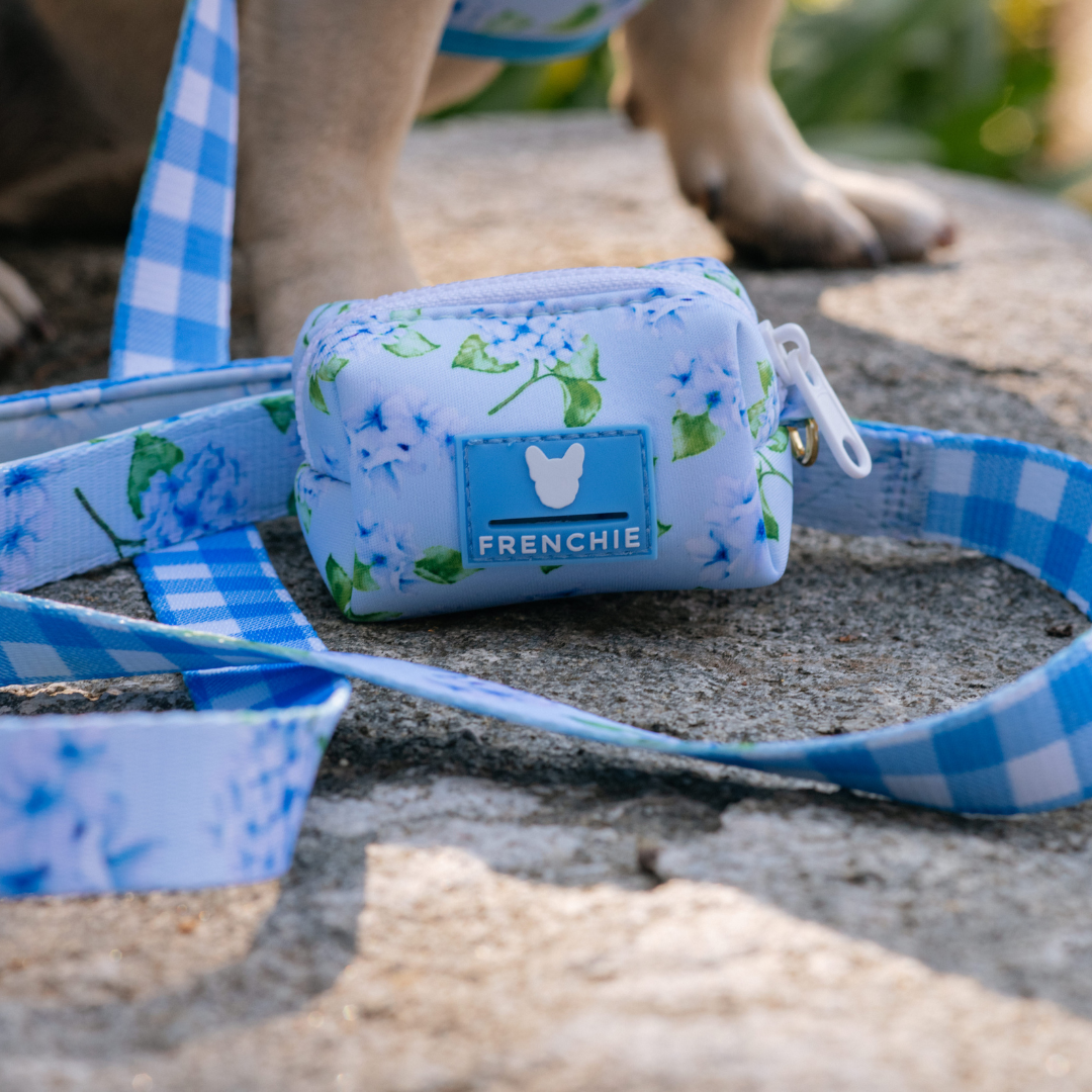 Frenchie Poo Bag Holder - Hydrangea