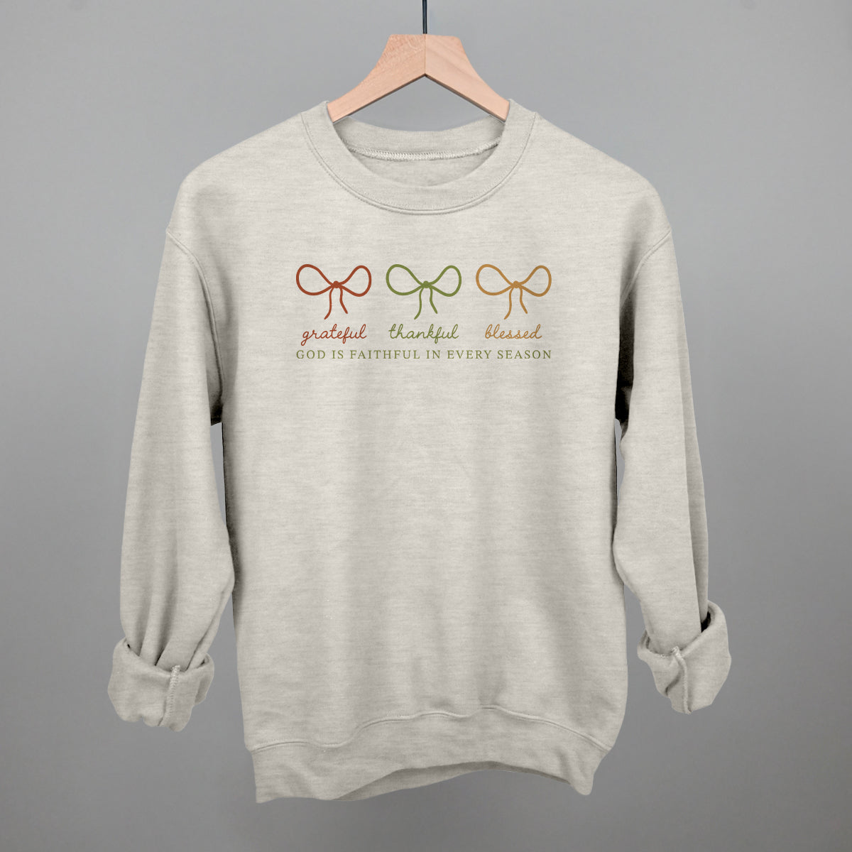 Grateful Thankful Blessed Bows