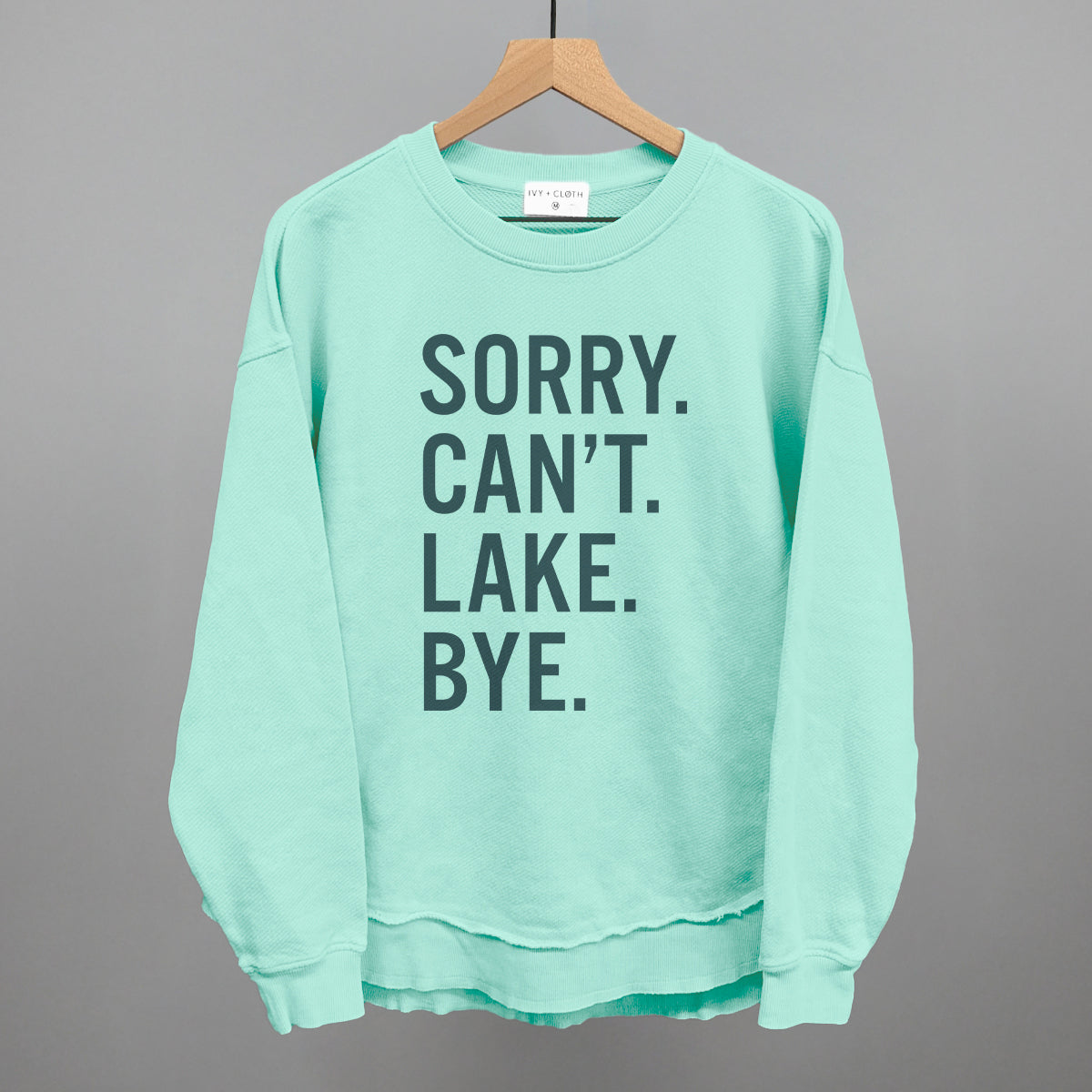 Sorry Can't Lake Bye