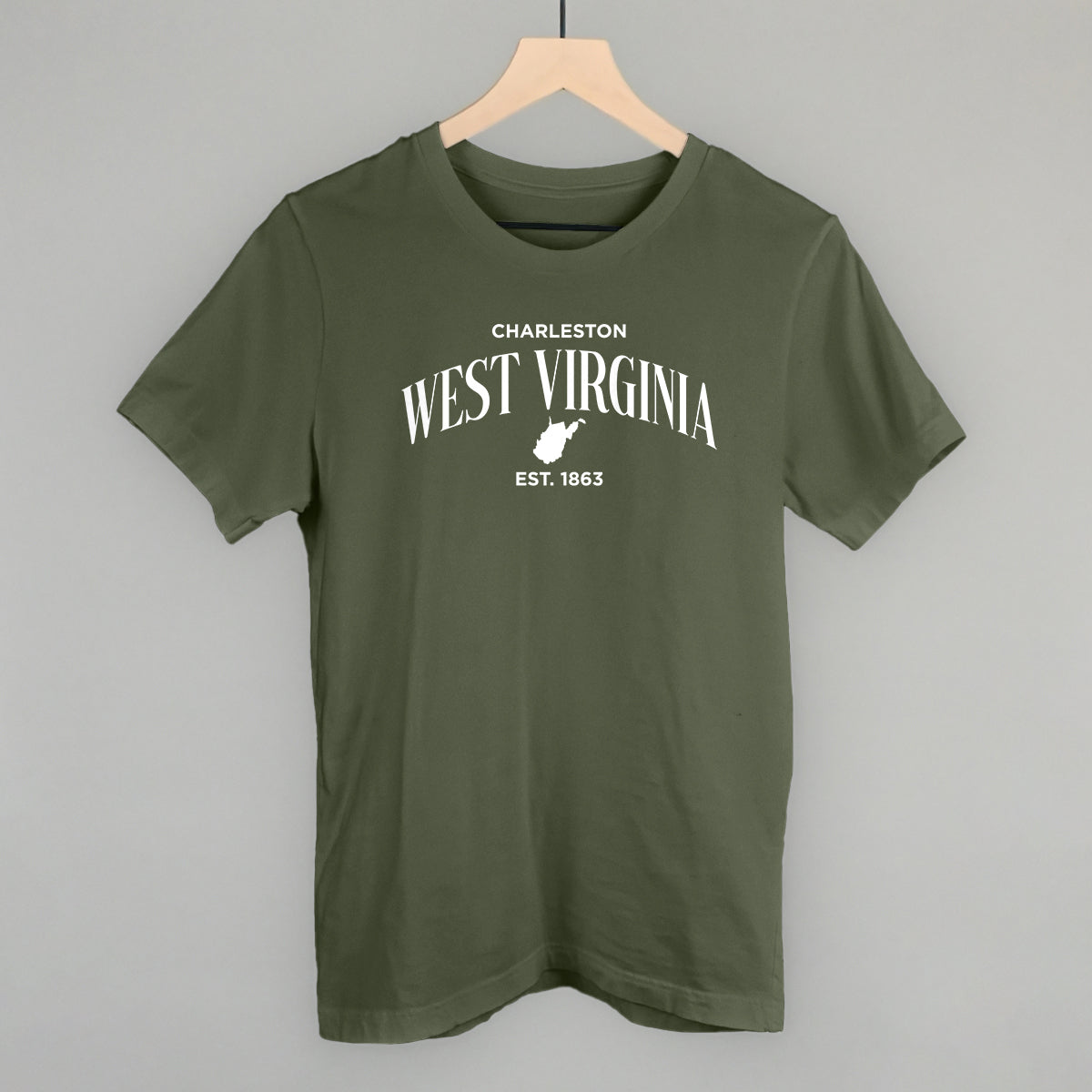 West Virginia Est. 1863 (White)