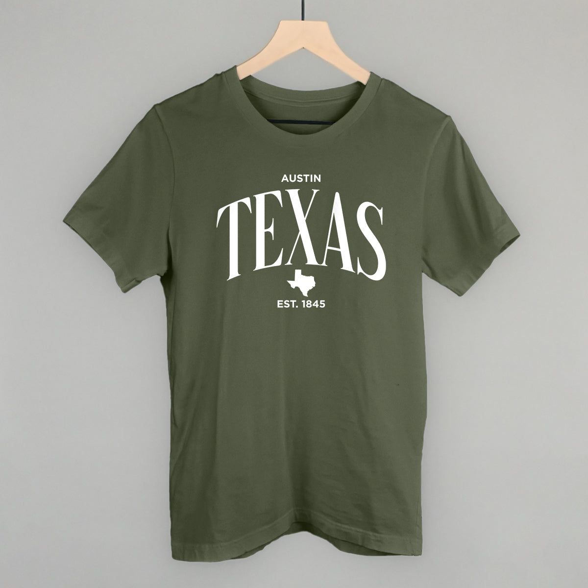 Texas Est. 1845 (White)