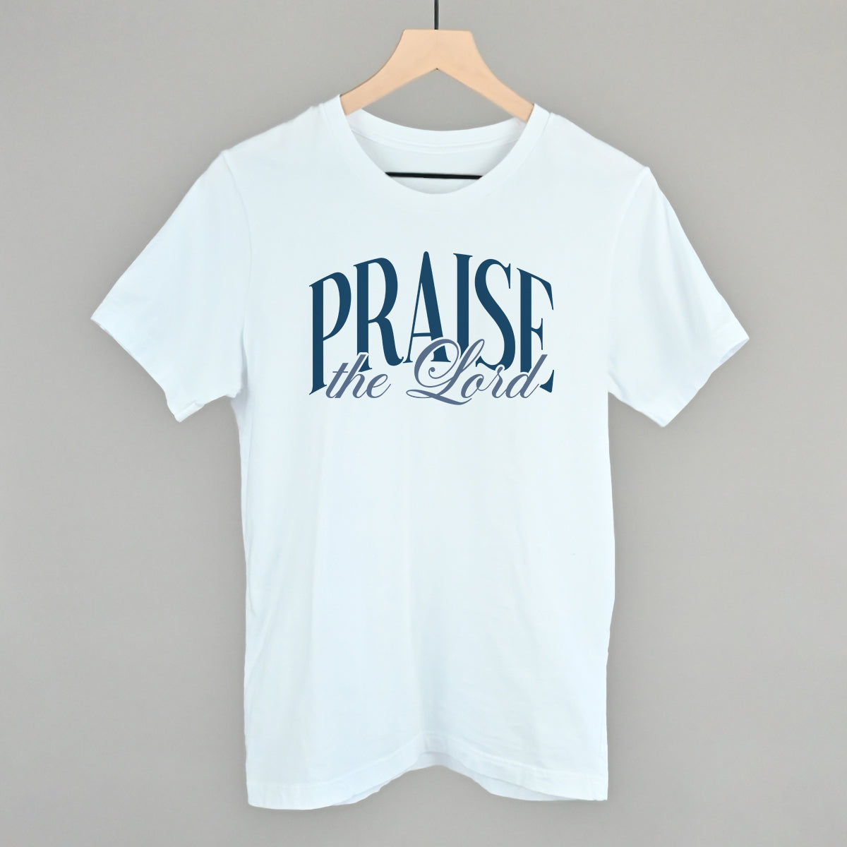 Praise The Lord Blue Script