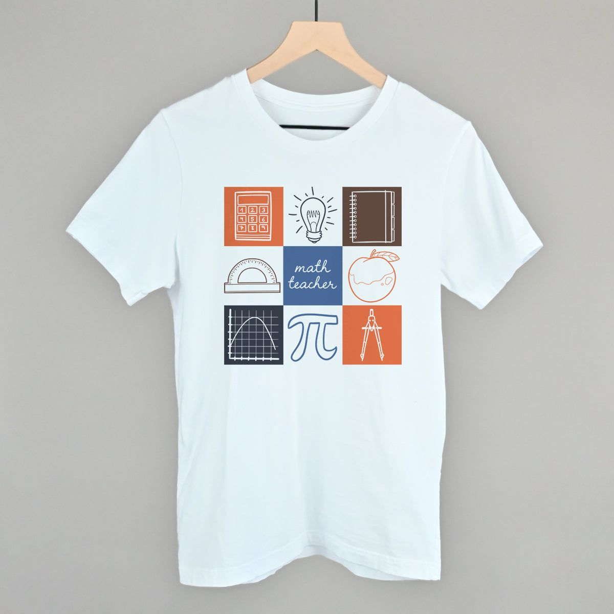 Math Teacher Doodle Grid