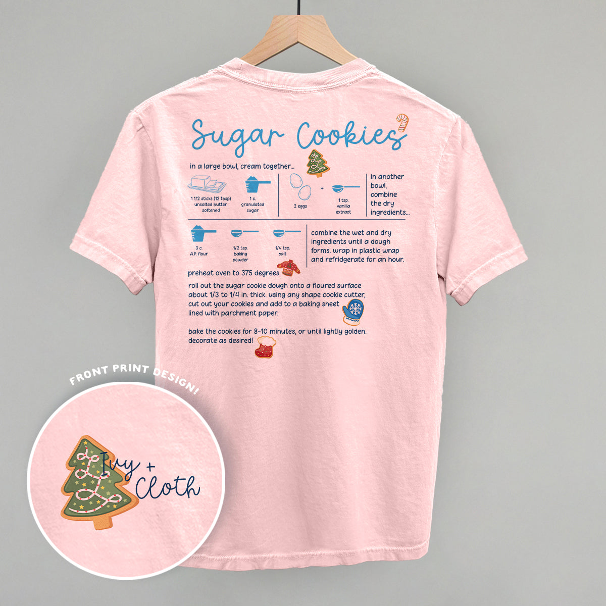 Sugar Cookie Recipe (Back Print)