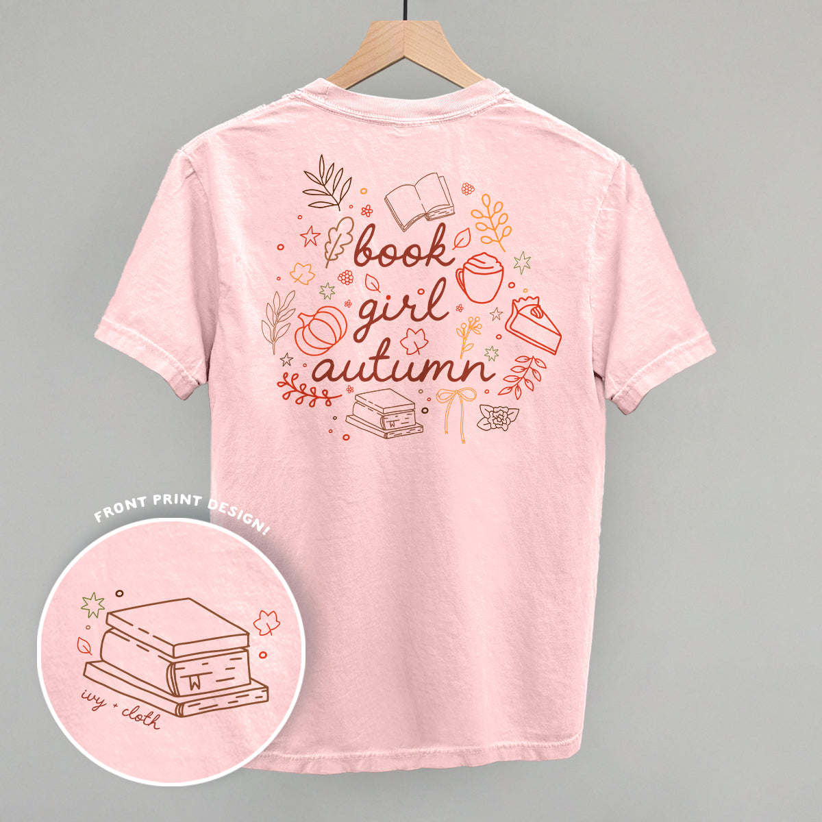 Book Girl Autumn (Back Print)