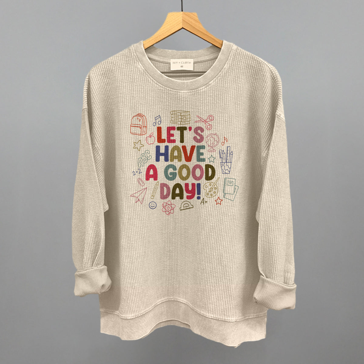 Let's Have A Good Day Colorful Doodles