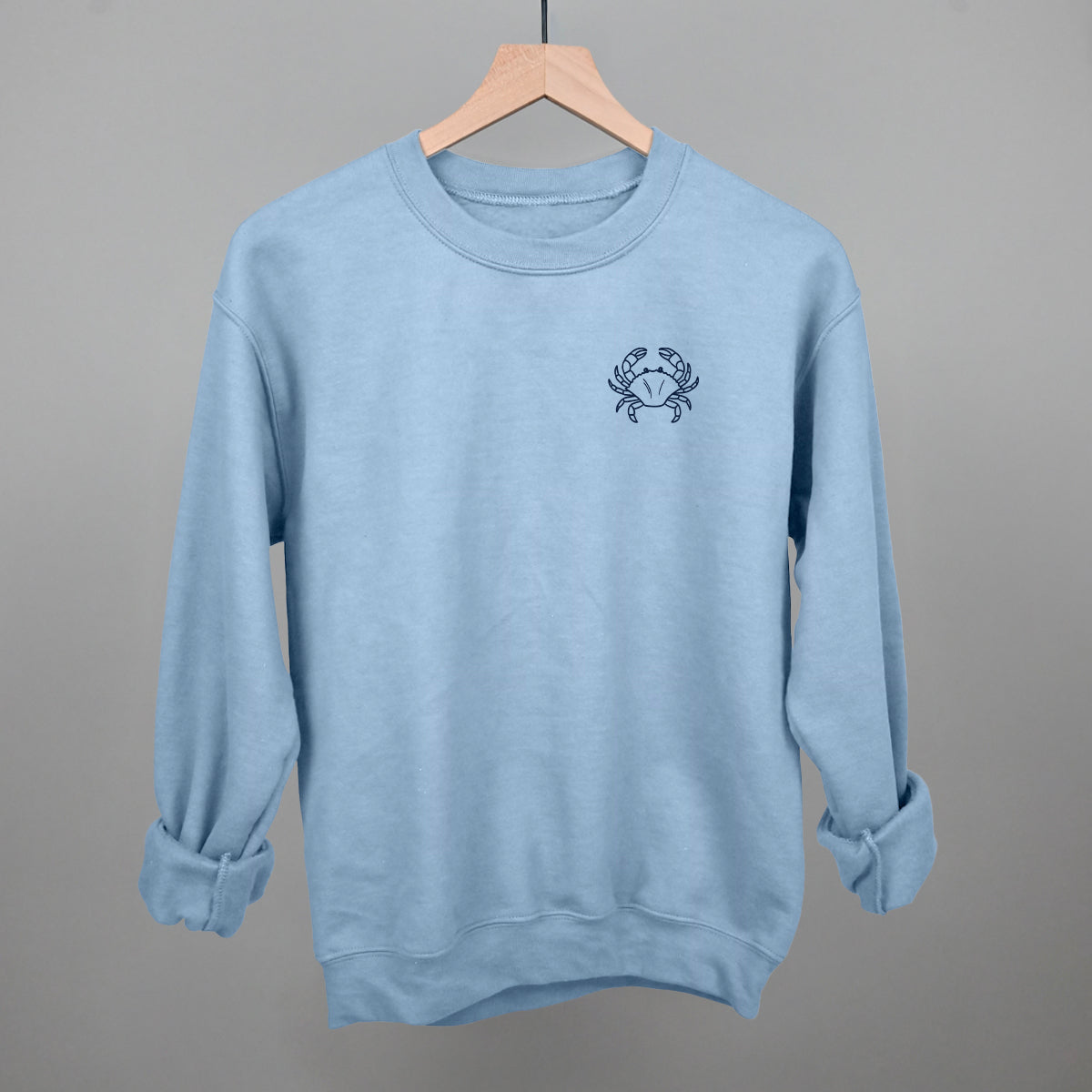 Crab Doodle (Navy Blue) (Left Chest)