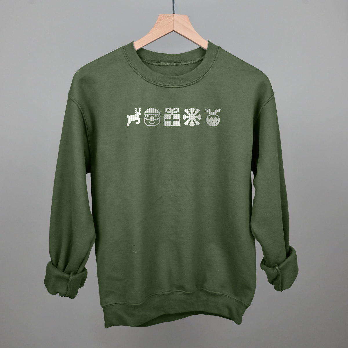 Holiday Icons Sweater Font