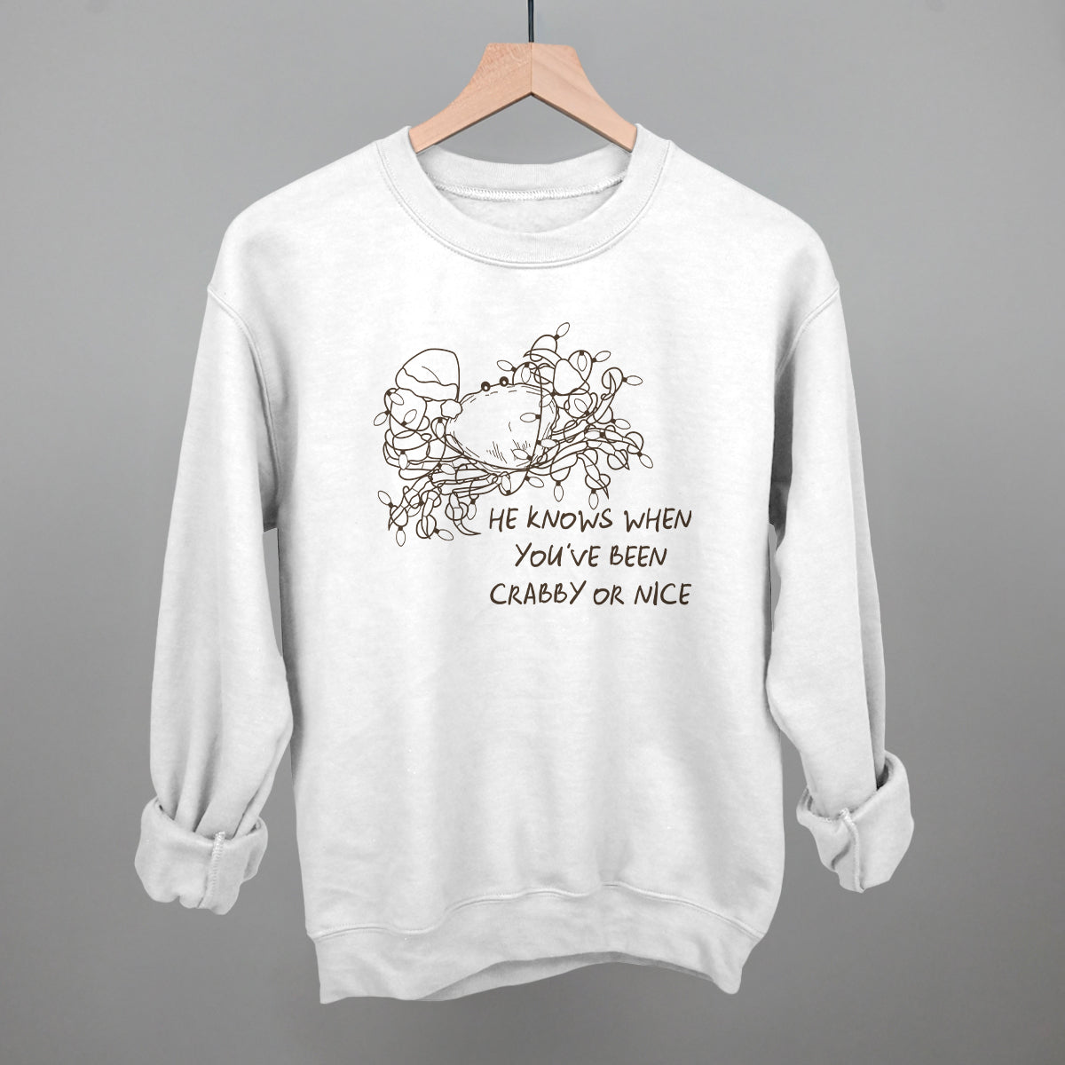 He Knows When You've Been Crabby Or Nice