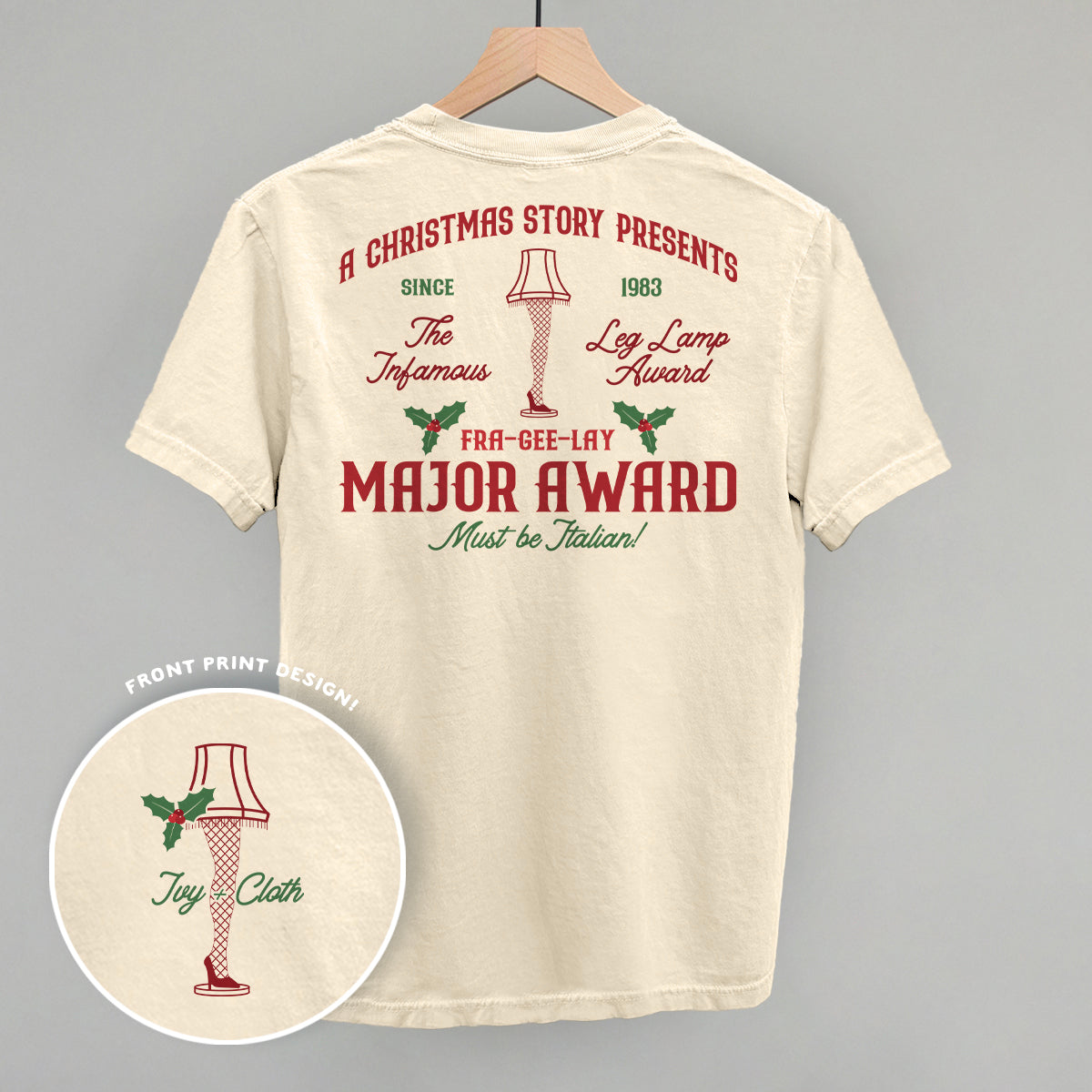 Major Award Leg Lamp (Back Print)