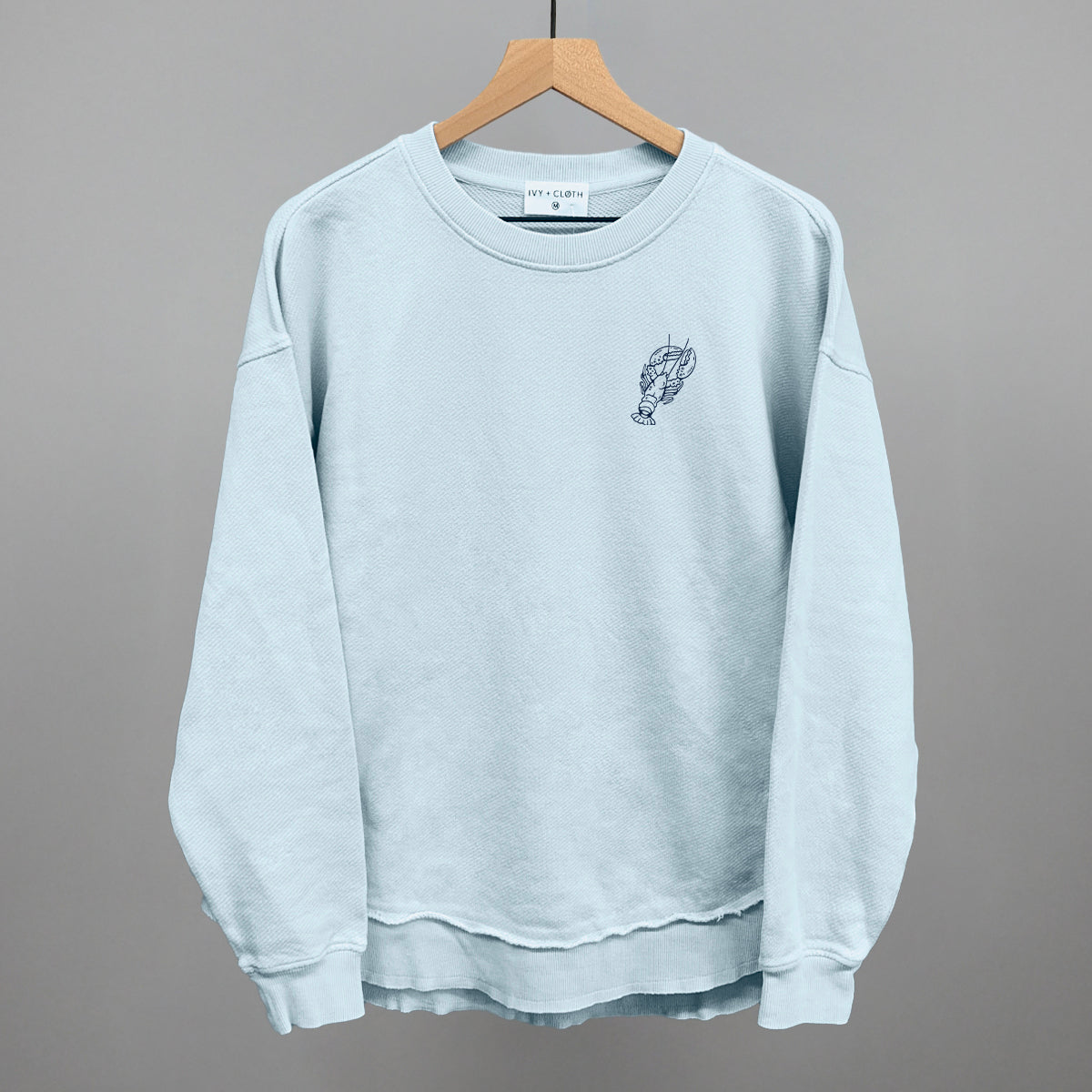 Lobster Doodle (Navy Blue) (Left Chest)