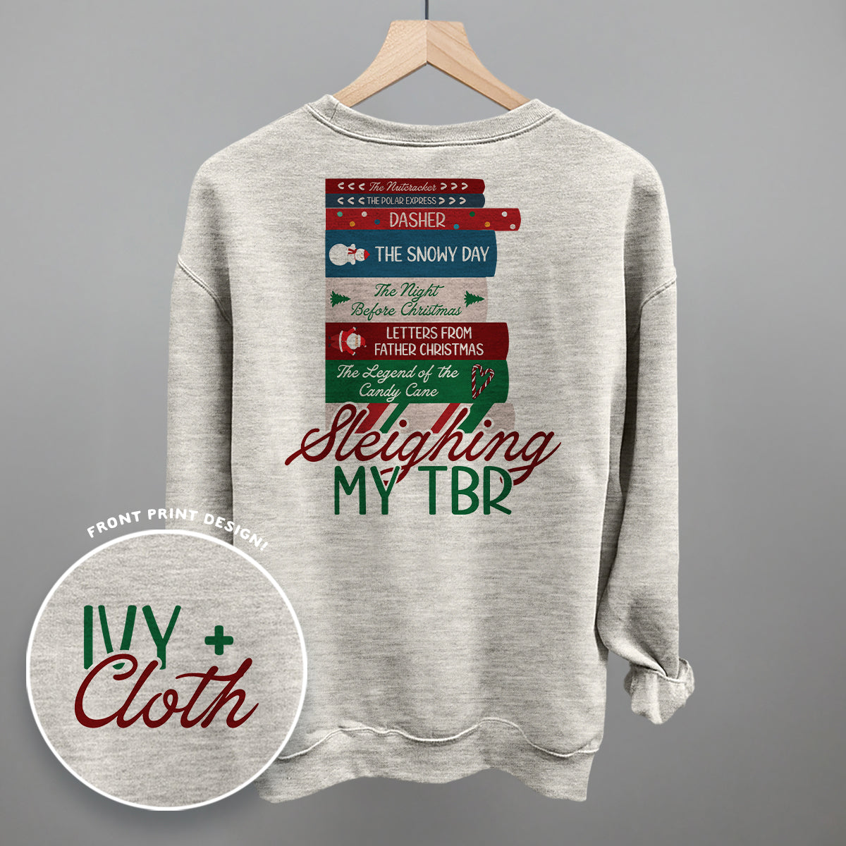 Sleighing My TBR (Back Print)